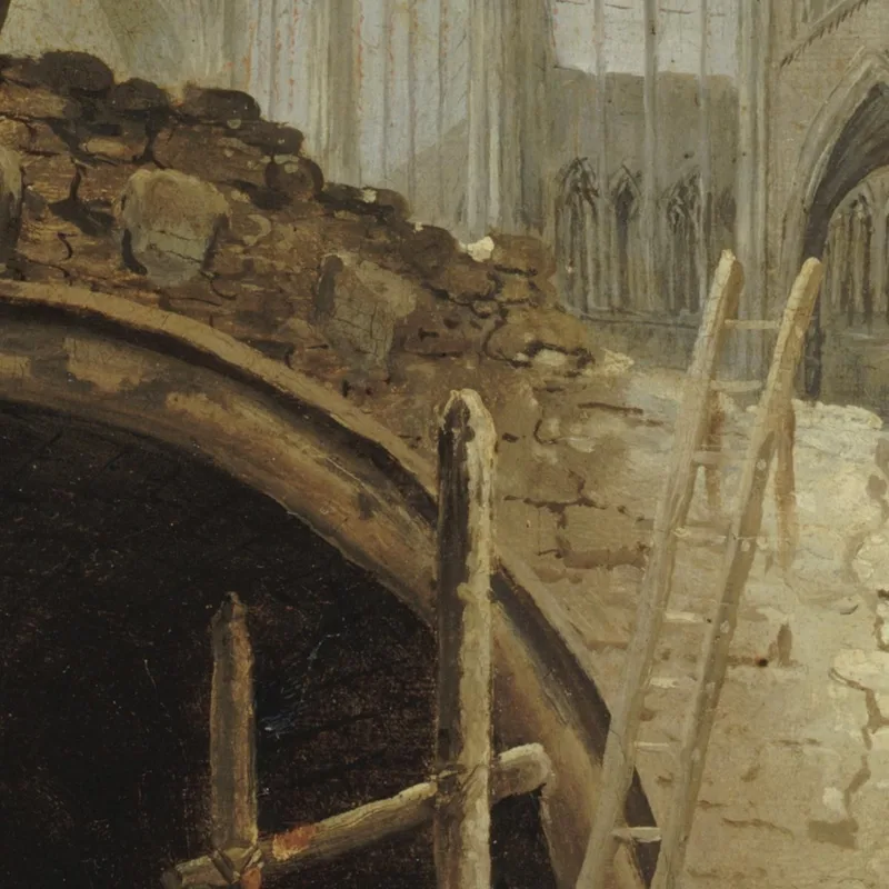 La Violazione Delle Volte Dei Re Nella Basilica Di Saint-Denis Hubert Robert
