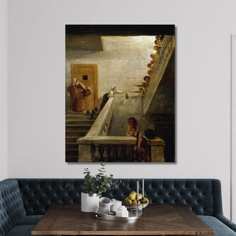 Le Ravitaillement Des Prisonniers À La Prison De Saint-Lazare Hubert Robert