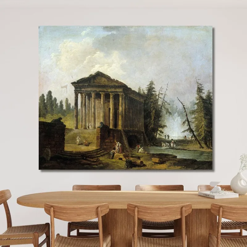 The Ancient Temple Hubert Robert
