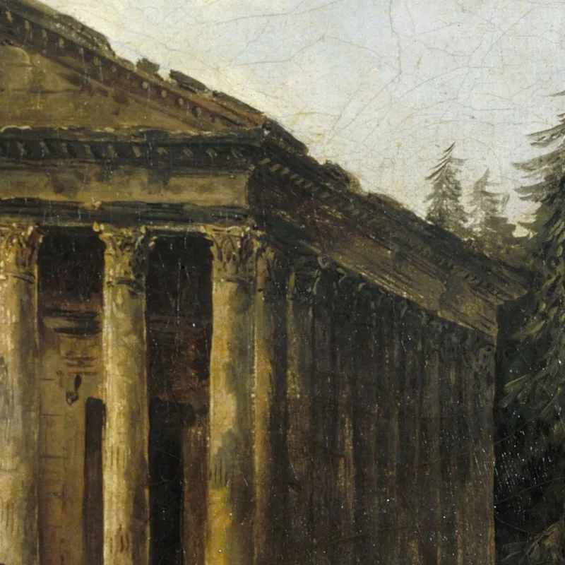 The Ancient Temple Hubert Robert