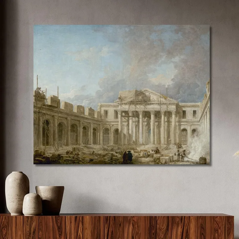 Die Fakultät Für Chirurgie Im Bau Hubert Robert