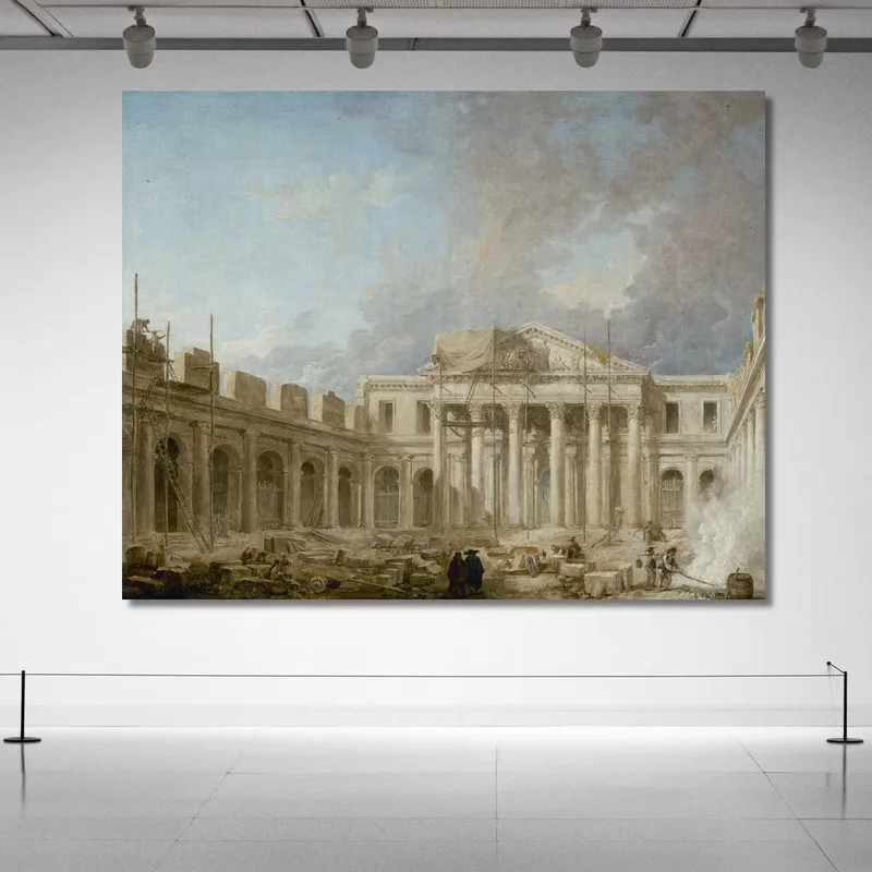Die Fakultät Für Chirurgie Im Bau Hubert Robert