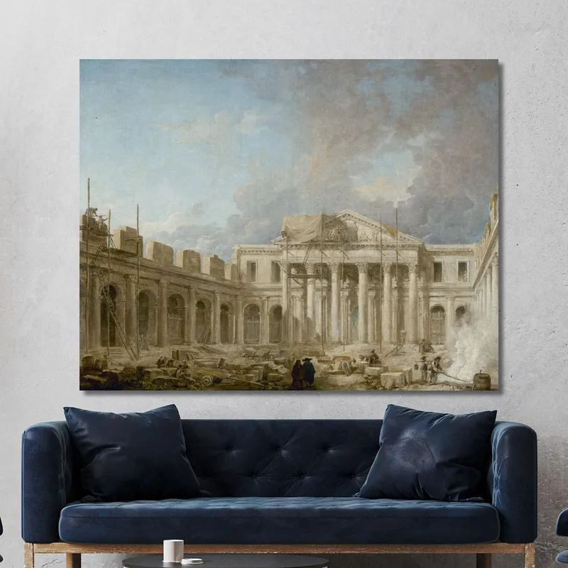 Die Fakultät Für Chirurgie Im Bau Hubert Robert