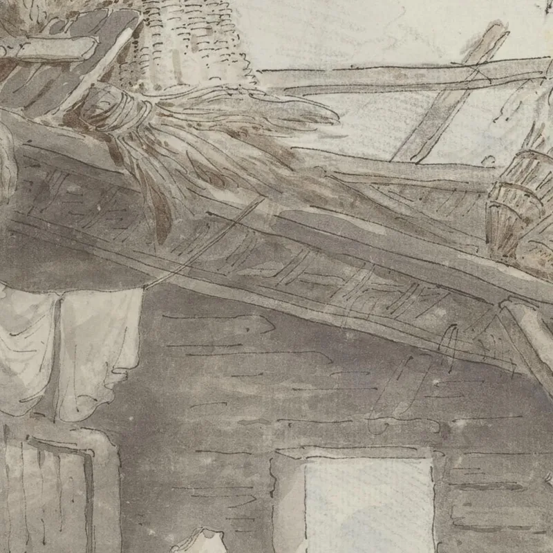 Ferme En Ruine Hubert Robert