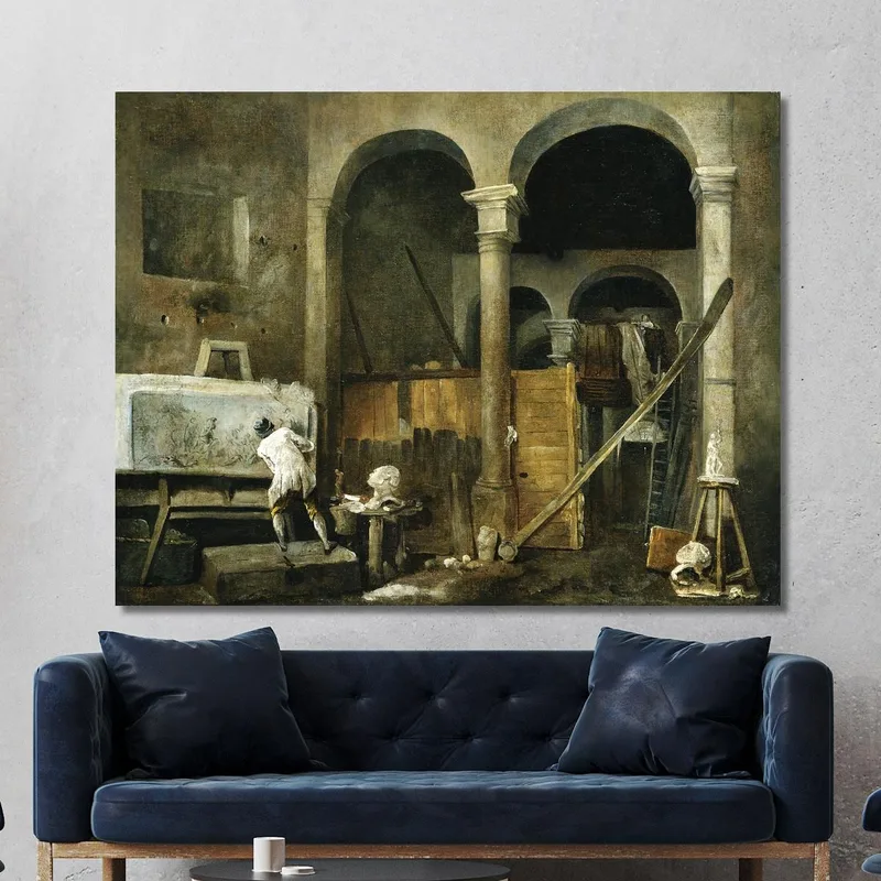 Lo Studio Dell'Artista Hubert Robert