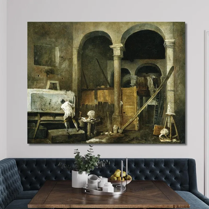 Lo Studio Dell'Artista Hubert Robert