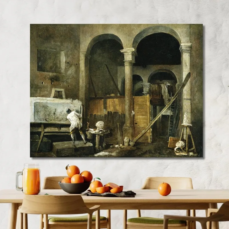 Lo Studio Dell'Artista Hubert Robert