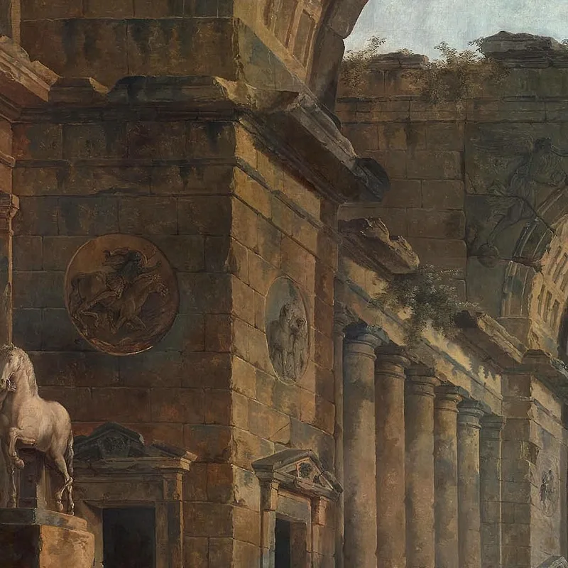 Las Fuentes Hubert Robert