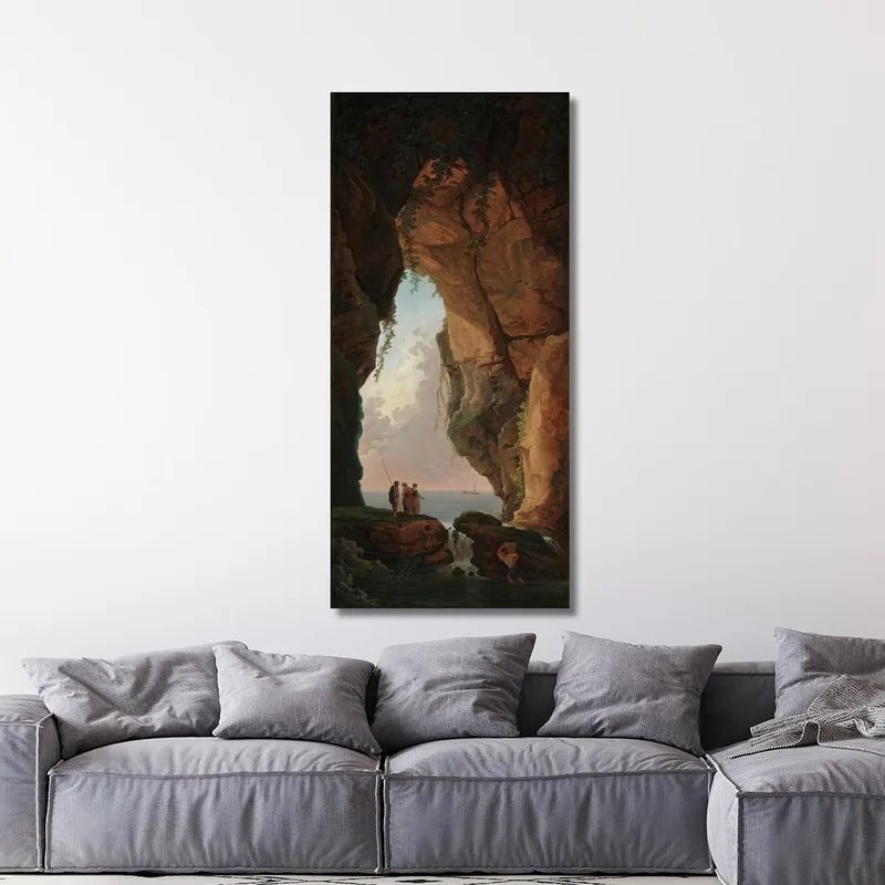 Der Eingang Einer Höhle Hubert Robert
