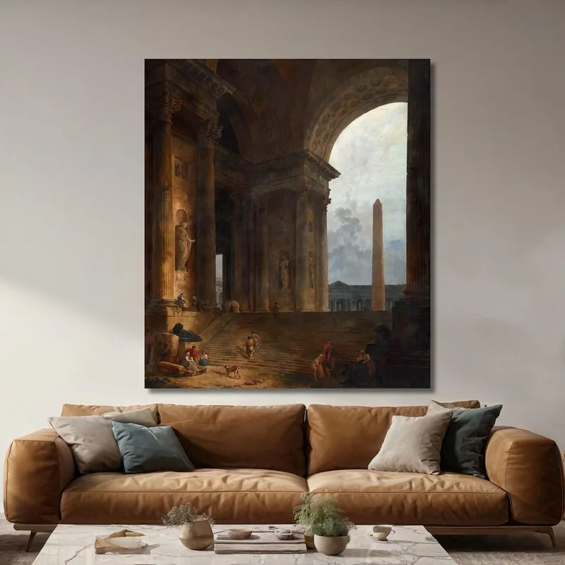 El Obelisco Hubert Robert