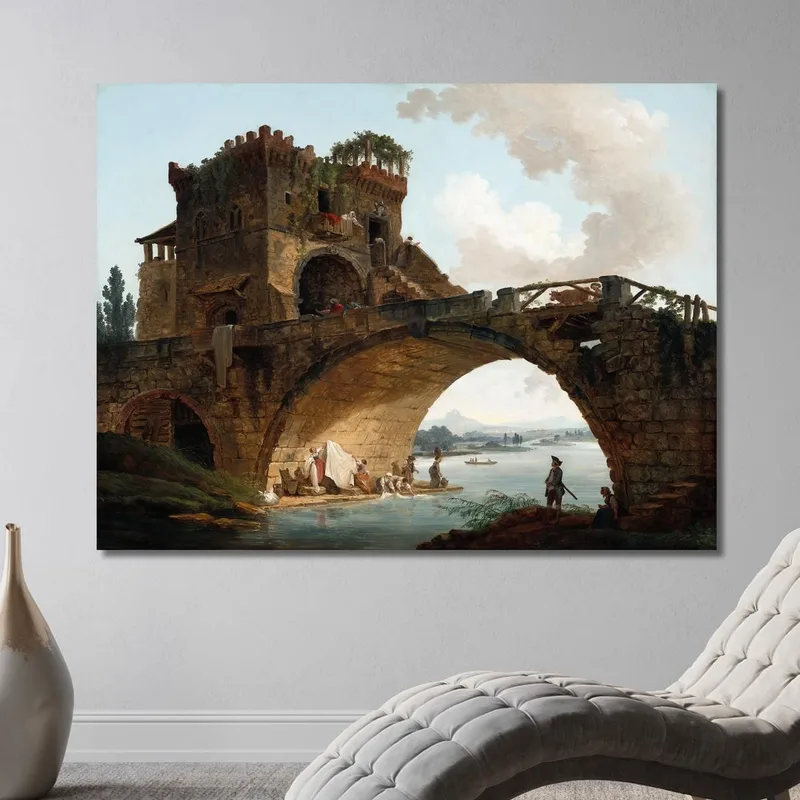 Die Gehaltsbrücke Hubert Robert