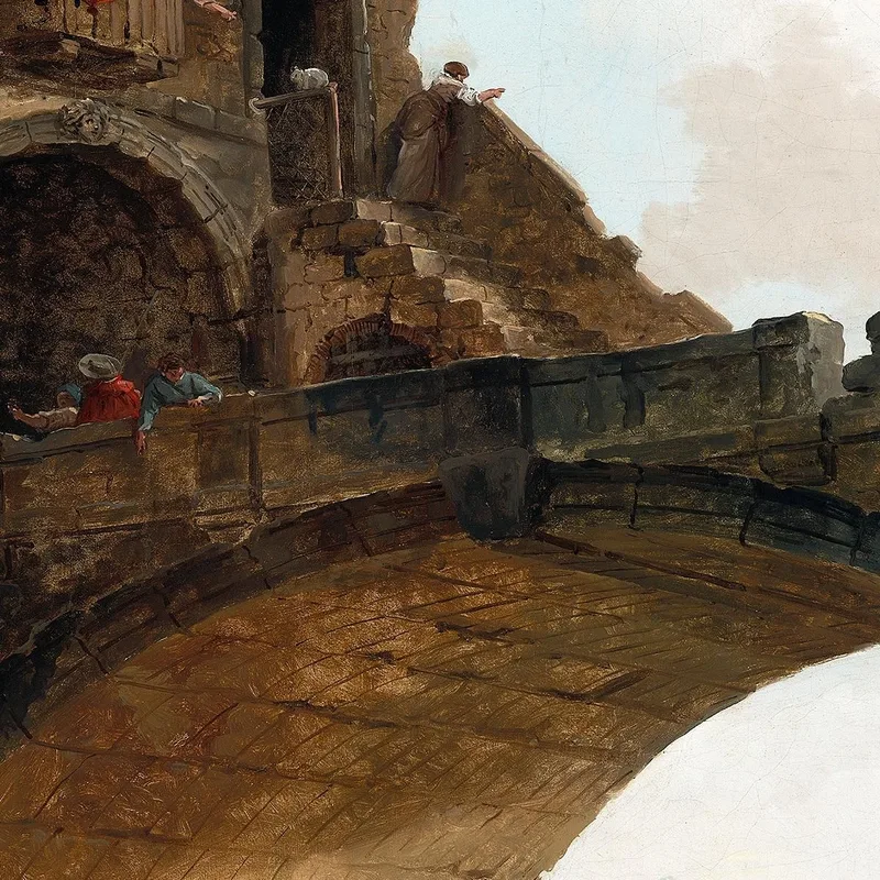 Die Gehaltsbrücke Hubert Robert