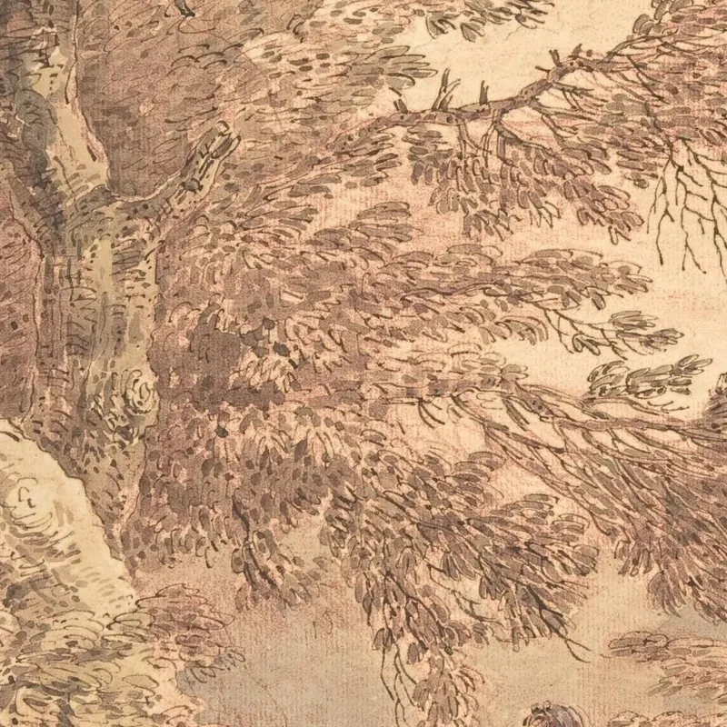Mujeres Jóvenes En Un Paisaje Con Fragmentos Arquitectónicos Hubert Robert