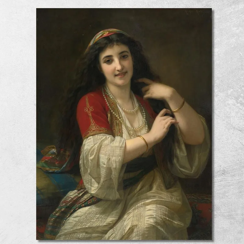 Una Belleza Turca Hugues Merle cuadro en lienzo