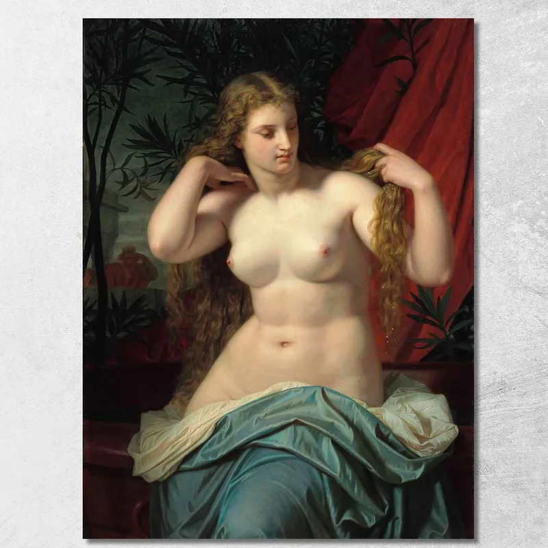 Betsabé Hugues Merle cuadro en lienzo