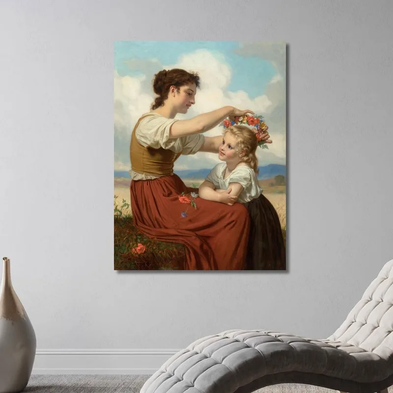 Krone Aus Feldblumen Hugues Merle