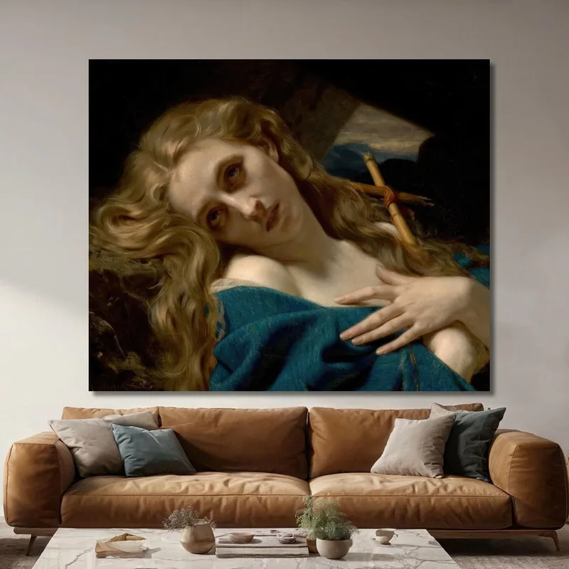 María Magdalena En La Cueva Hugues Merle