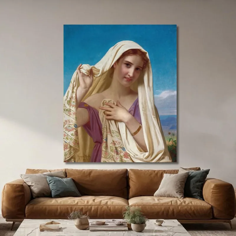 Giovane Ragazza Con Un Velo Hugues Merle