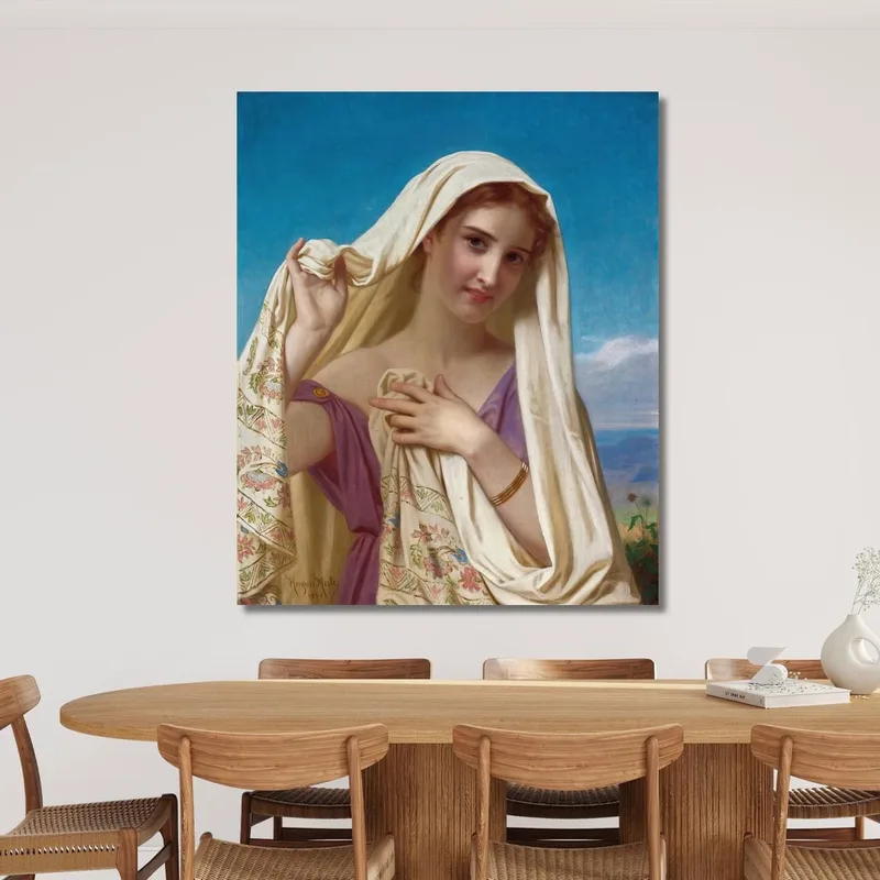 Giovane Ragazza Con Un Velo Hugues Merle