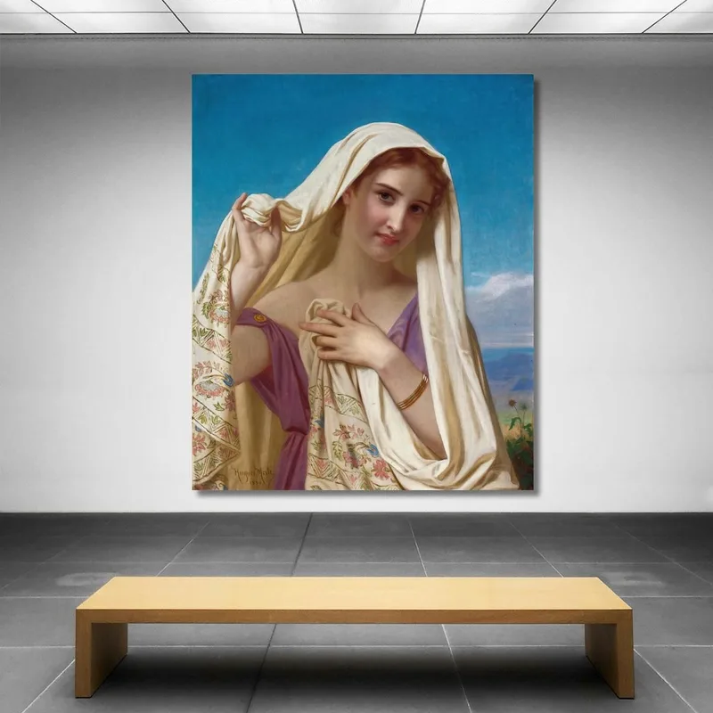 Giovane Ragazza Con Un Velo Hugues Merle