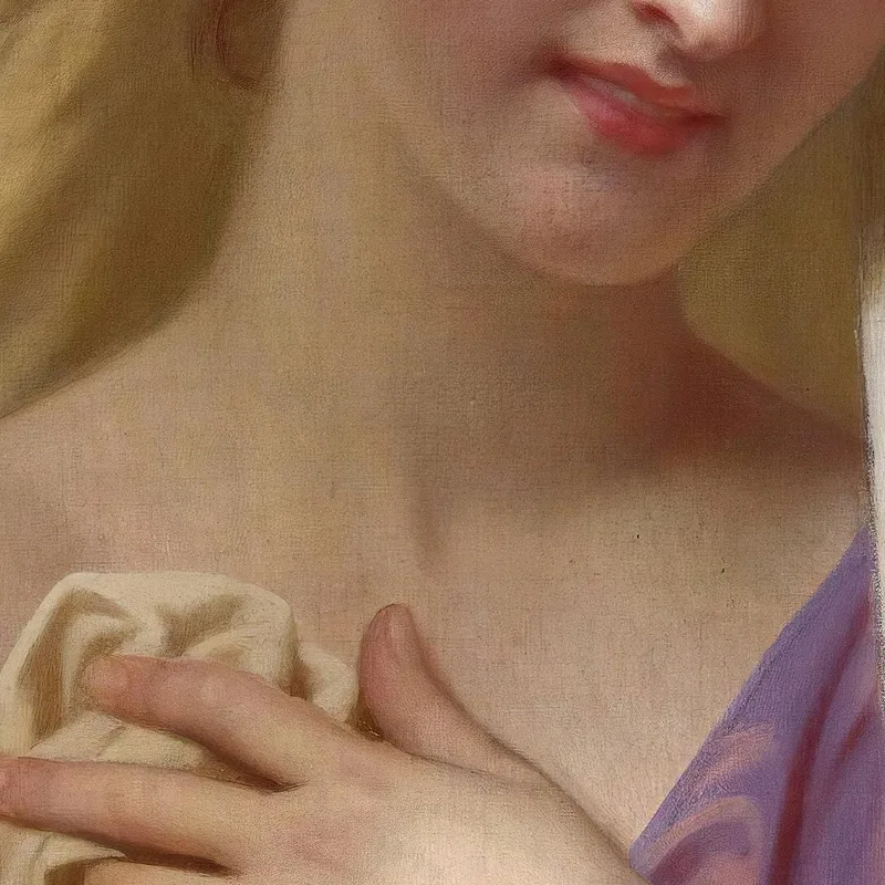 Giovane Ragazza Con Un Velo Hugues Merle