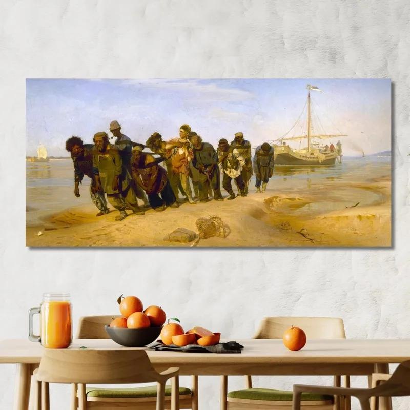 Lastkahntransporte Auf Der Wolga Ilya Efimovich Repin
