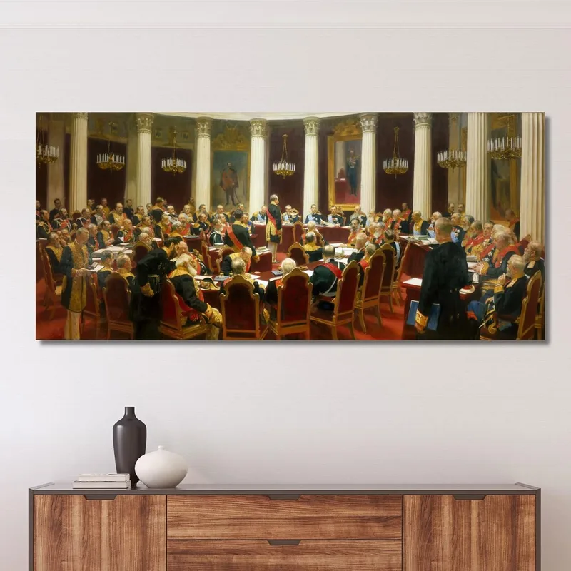 Feierliche Sitzung Des Staatsrates Ilya Efimovich Repin