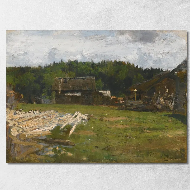 Waldlichtung In Der Nähe Von Chuguev, Ukraine Ilya Efimovich Repin drucken auf leinwand