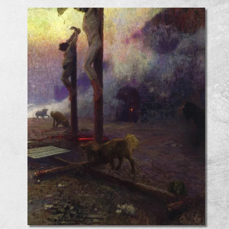 Golgatha Ilya Efimovich Repin drucken auf leinwand