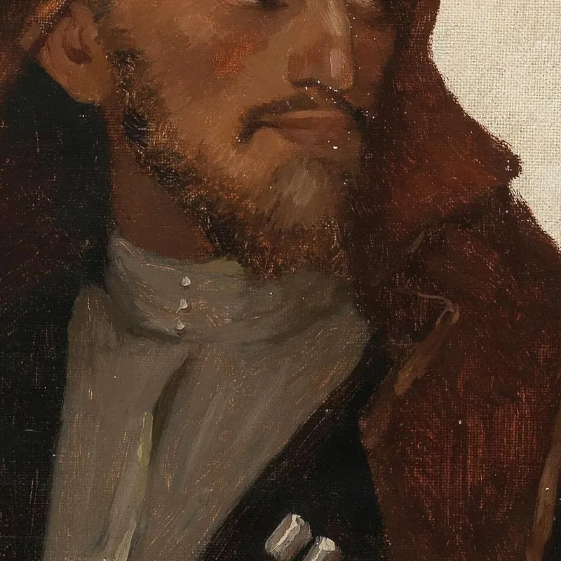 Portrait Of A Kabardian Prince Ilya Efimovich Repin