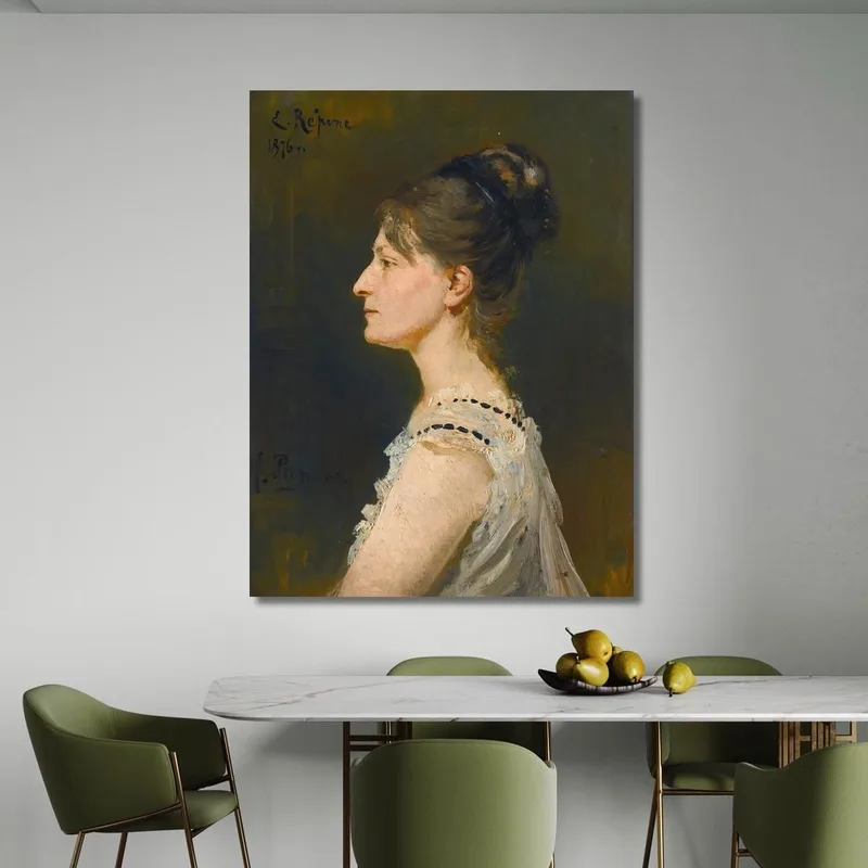 Porträt Einer Dame Angeblich Maria Grigorievna Ge Ilya Efimovich Repin