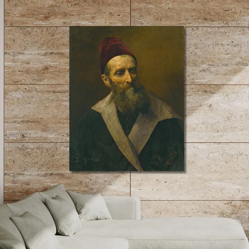 Porträt Eines Mannes Ilya Efimovich Repin