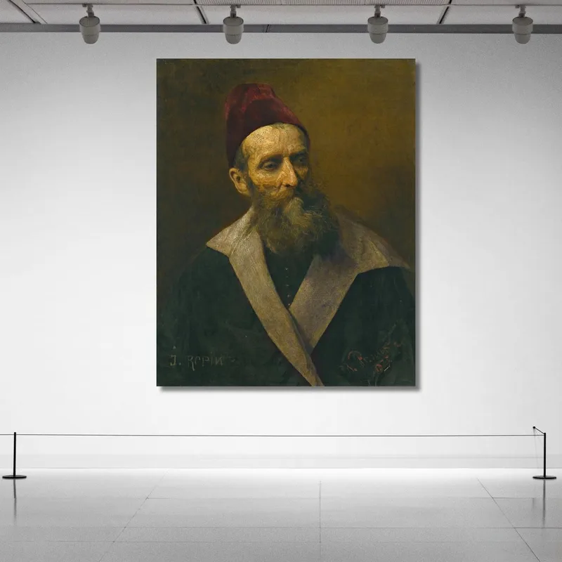 Porträt Eines Mannes Ilya Efimovich Repin