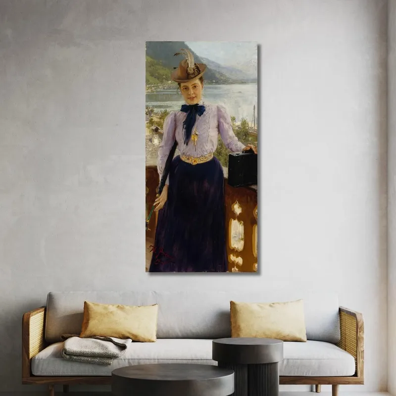 Porträt Von Natalia Nordmann Ilya Efimovich Repin