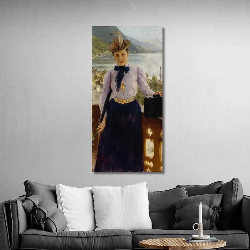 Porträt Von Natalia Nordmann Ilya Efimovich Repin