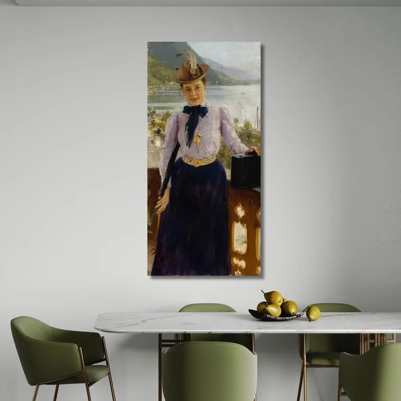 Porträt Von Natalia Nordmann Ilya Efimovich Repin