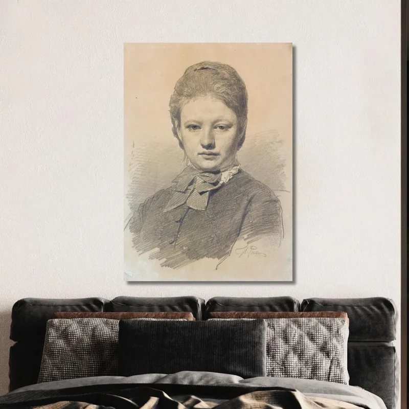 Porträt Von Sofia Repina Ilya Efimovich Repin