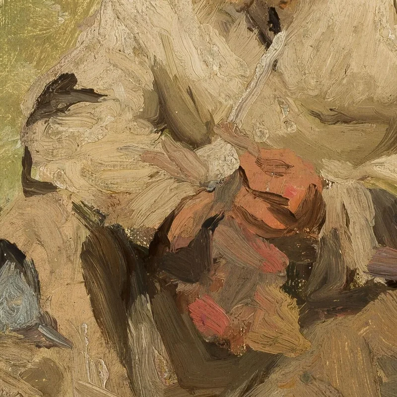 Étude D'Un Paysan Sur L'Herbe Ilya Efimovich Repin