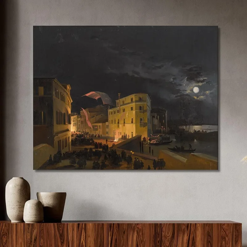 Festival In Venice Ippolito Caffi