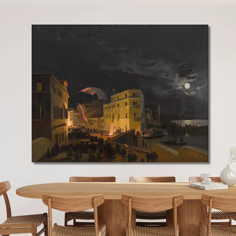Festival In Venice Ippolito Caffi