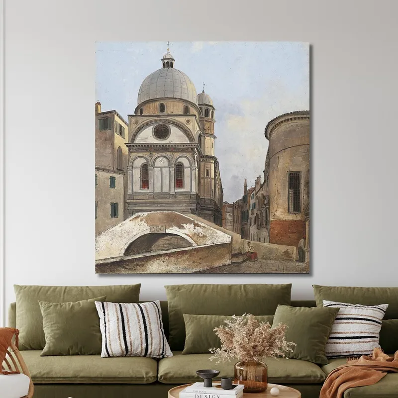 Santa Maria Dei Miracole And Santa Maria Nova Ippolito Caffi