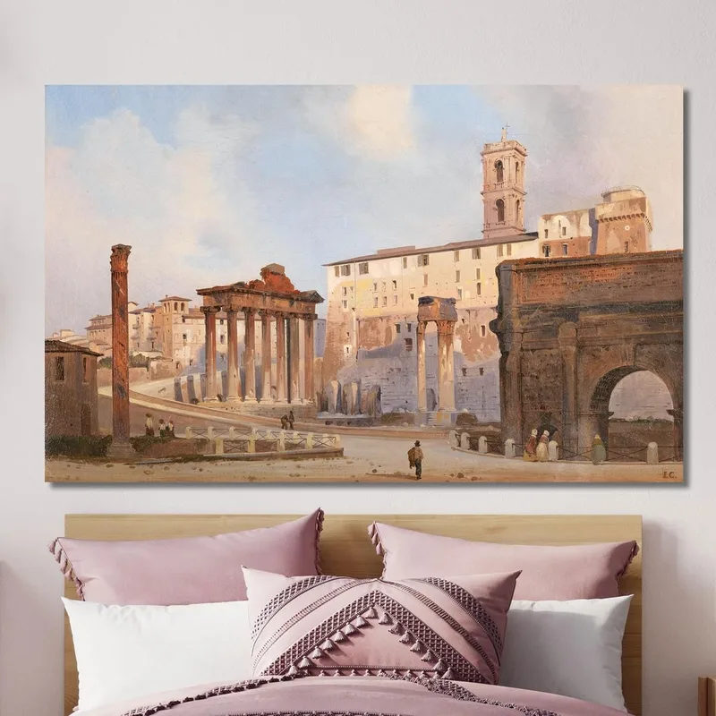 The Roman Forum Ippolito Caffi