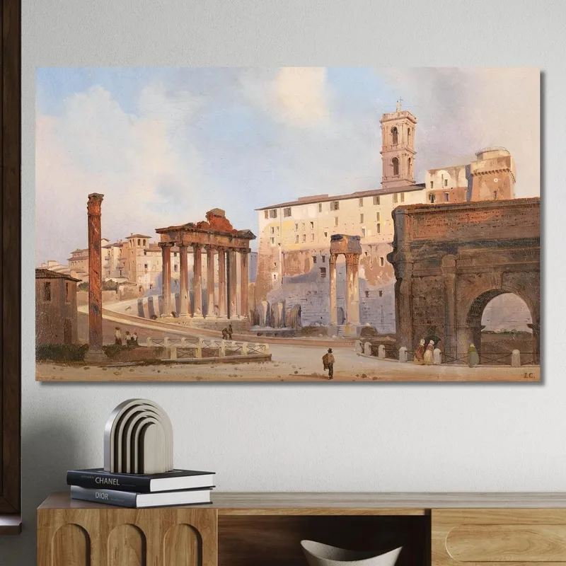 The Roman Forum Ippolito Caffi