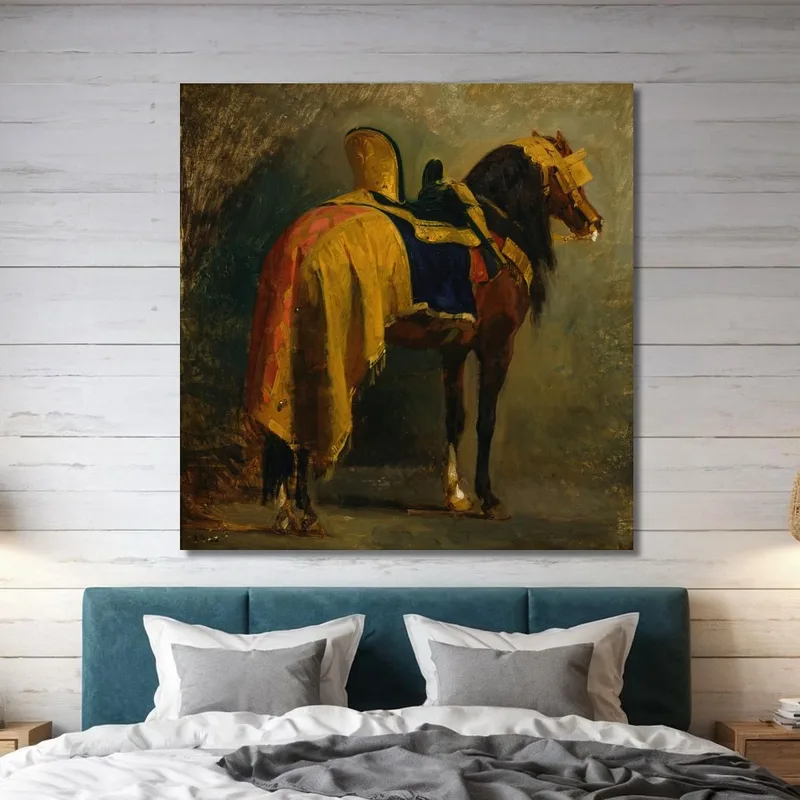 Horse Caparisoned Isidore Pils
