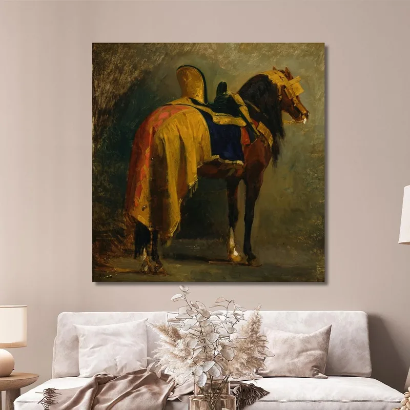 Horse Caparisoned Isidore Pils