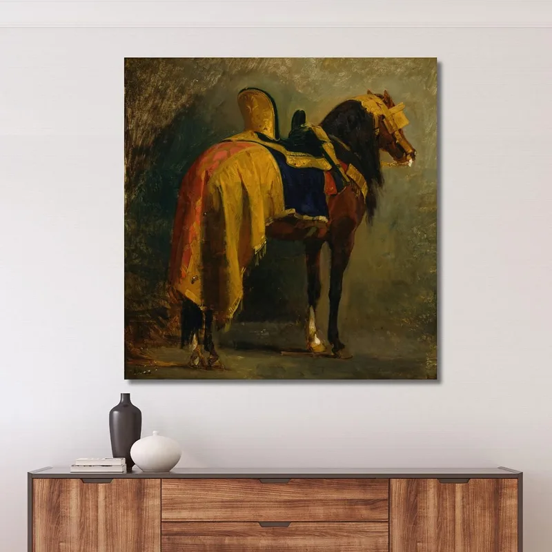 Horse Caparisoned Isidore Pils