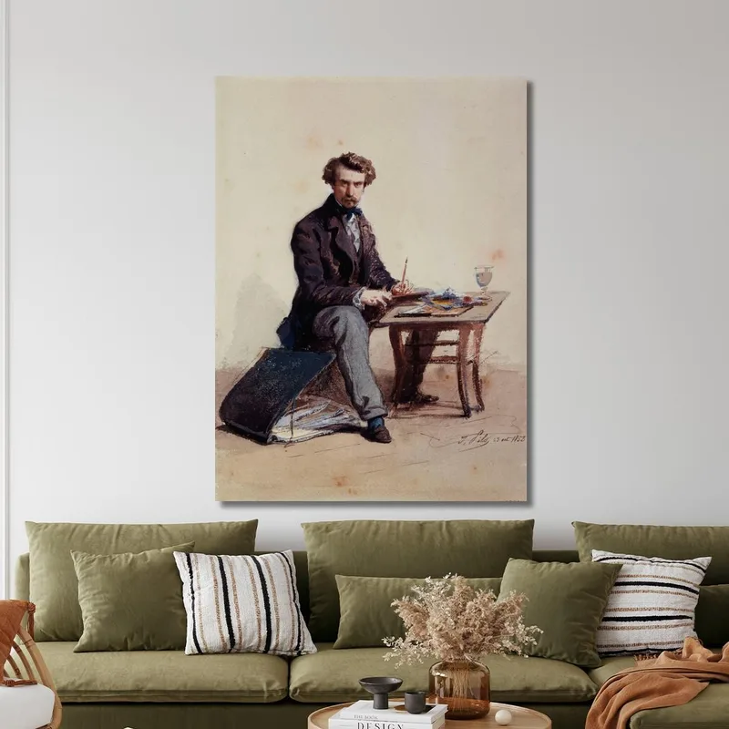 Ritratto Dell'Artista Isidore Pils