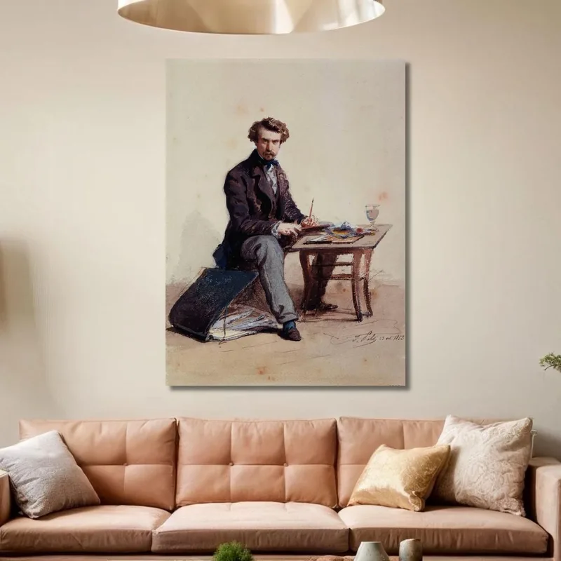 Ritratto Dell'Artista Isidore Pils