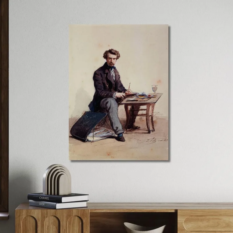 Ritratto Dell'Artista Isidore Pils