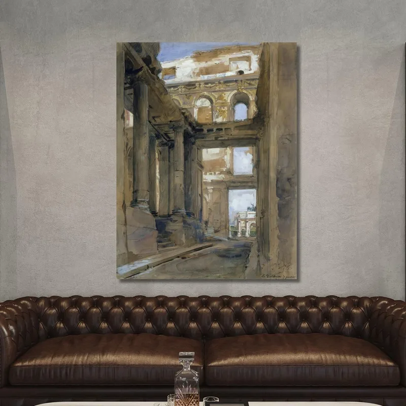 Ruins Of The Tuileries Palace Isidore Pils